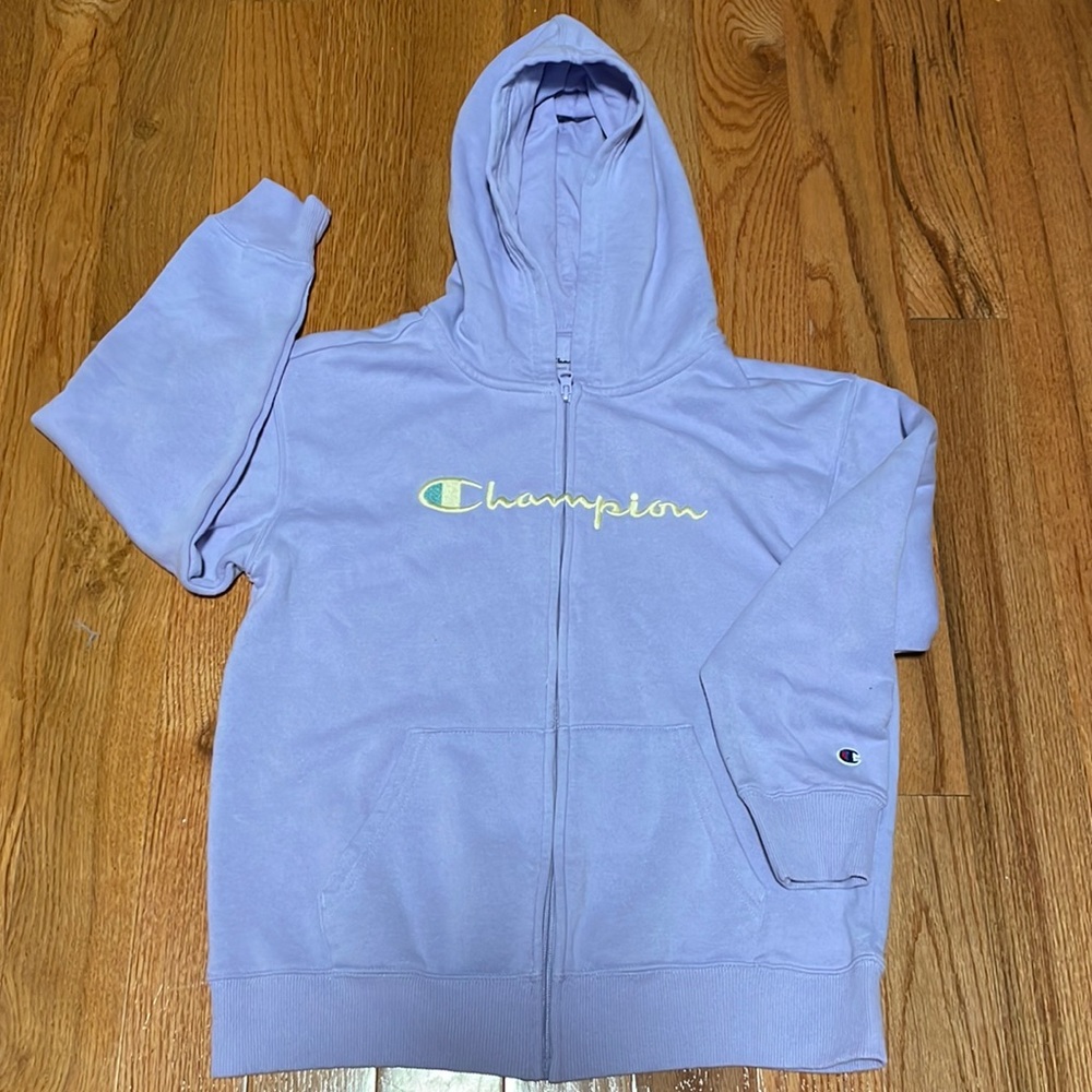 Champion lilac zip up hoodie